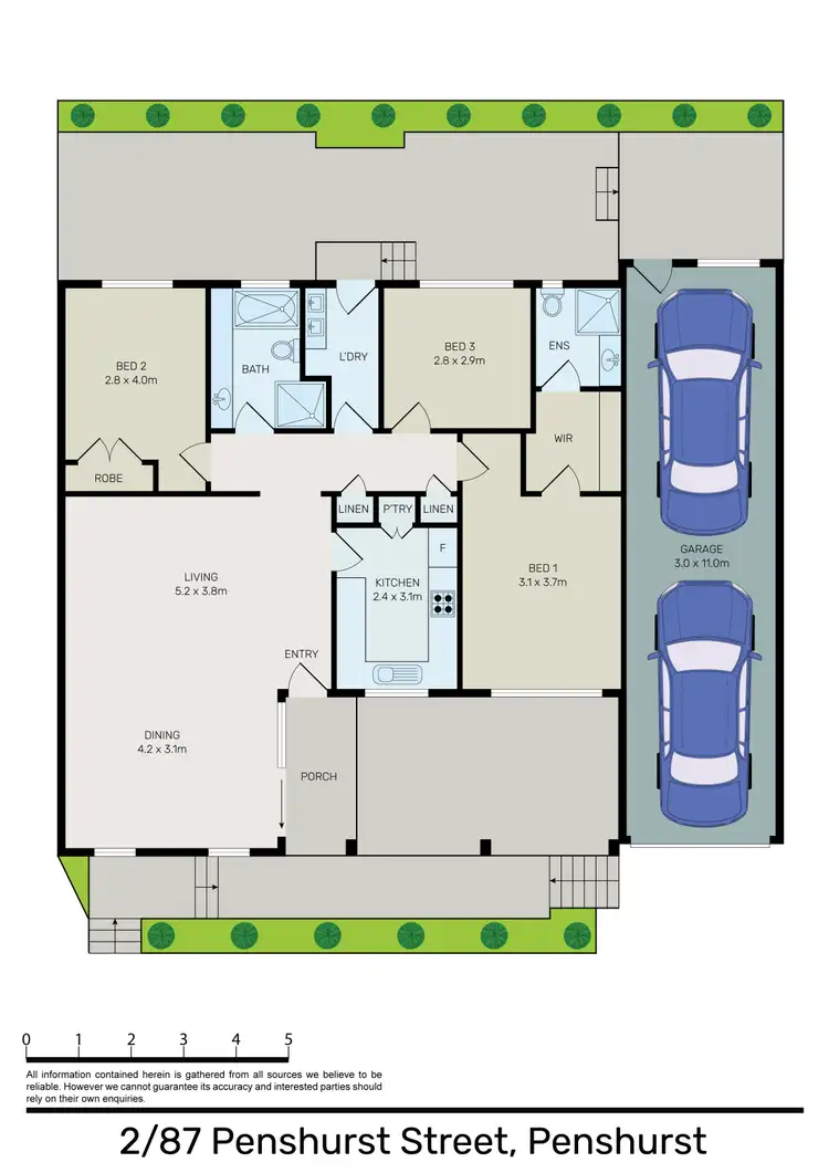 Floorplan of Homely villa listing, 2/87 PENSHURST STREET, Penshurst NSW 2222