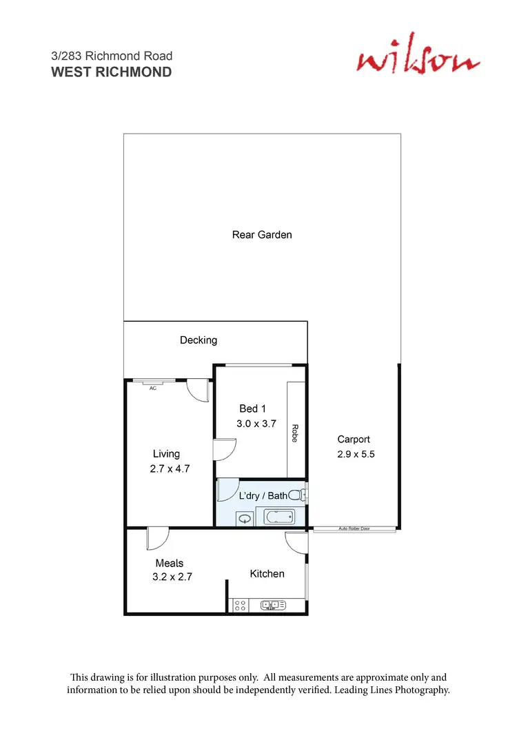 Floorplan of Homely unit listing, 3/283 Richmond Road, West Richmond SA 5033