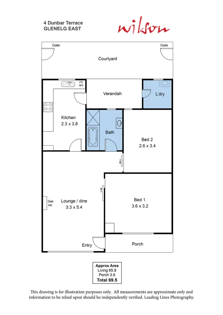 Floorplan of Homely unit listing, 4/4 Dunbar Terrace, Glenelg East SA 5045