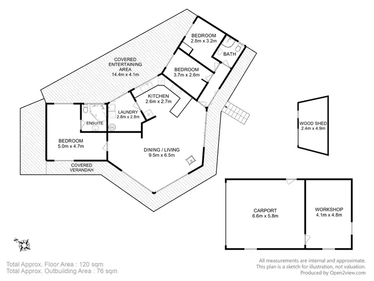 Floorplan of Homely house listing, 960 North Huon Road, Judbury TAS 7109