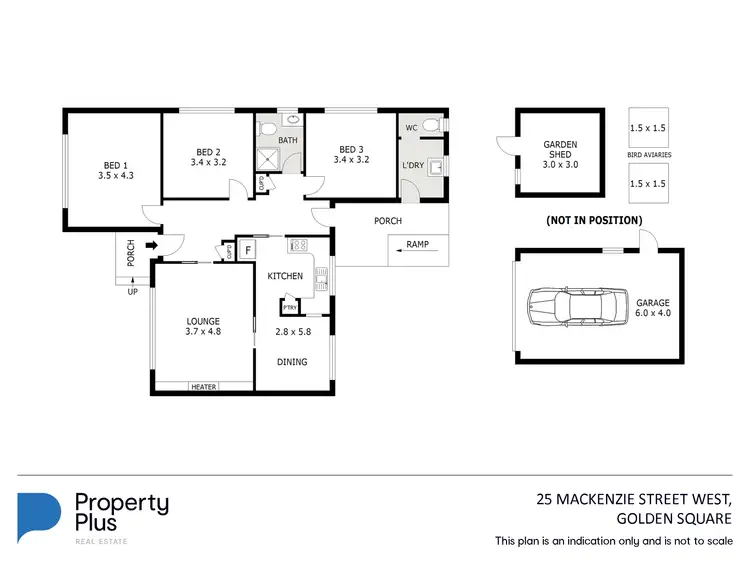 Floorplan of Homely house listing, 25 Mackenzie Street West, Golden Square VIC 3555