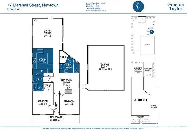 Floorplan of Homely house listing, 77 Marshall Street, Newtown VIC 3220