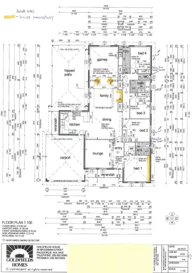 Floorplan of Homely house listing, 23 Matthews Way, Somerville WA 6430