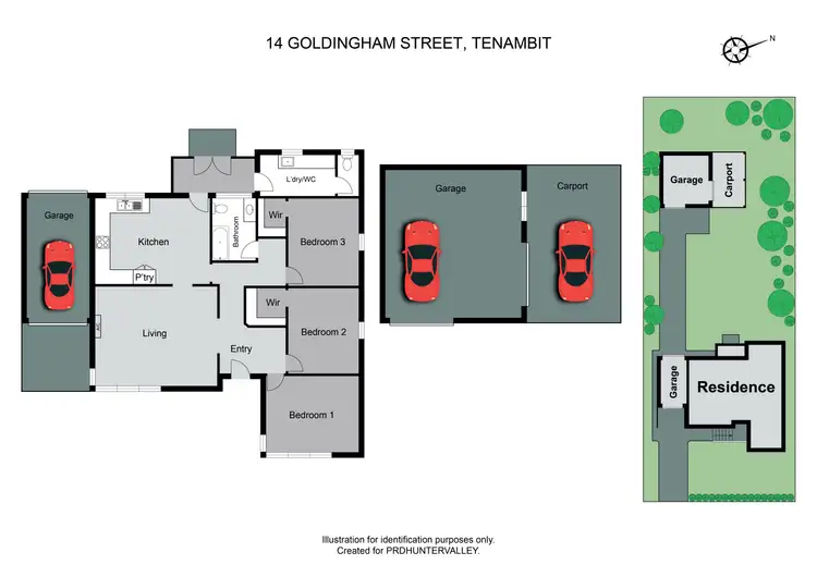 Floorplan of Homely house listing, 14 Goldingham Street, Tenambit NSW 2323