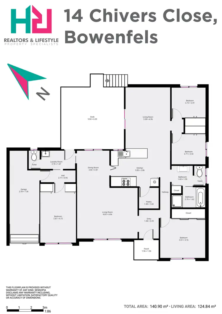Floorplan of Homely house listing, 14 Chivers Close, Bowenfels NSW 2790