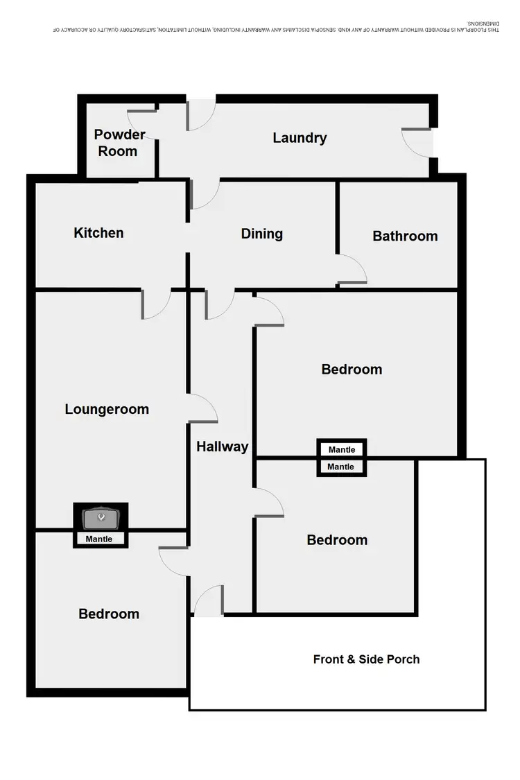 Floorplan of Homely house listing, 5 Swinbourne Avenue, Rainbow VIC 3424