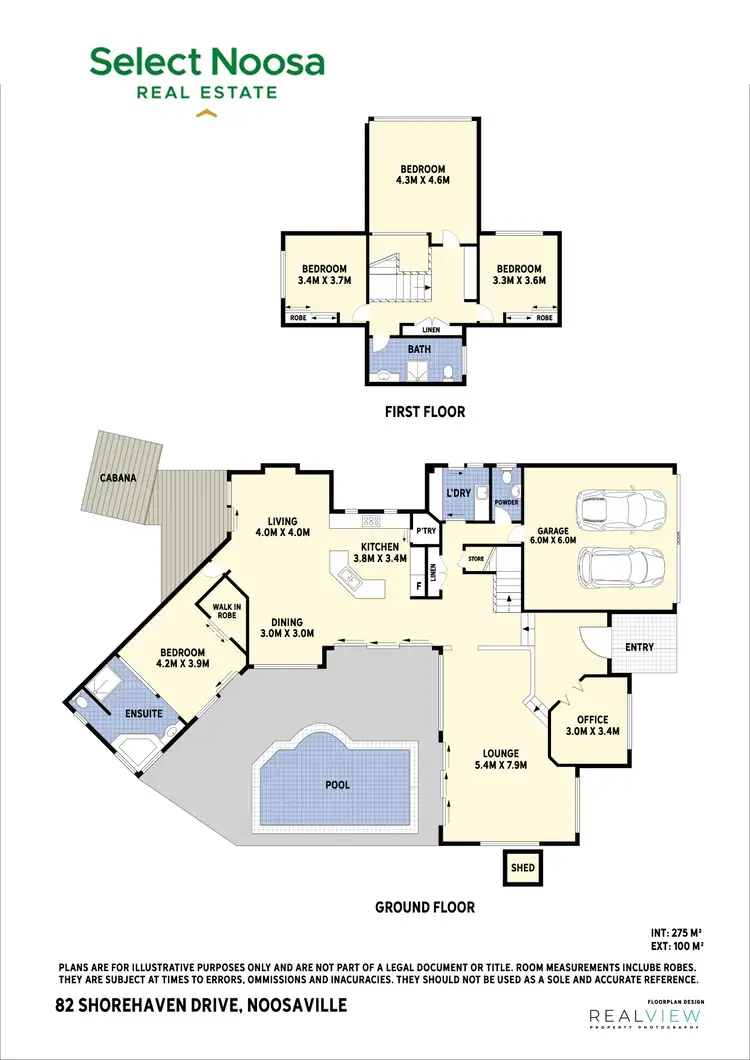 Floorplan of Homely house listing, 82 Shorehaven Drive, Noosa Waters QLD 4566