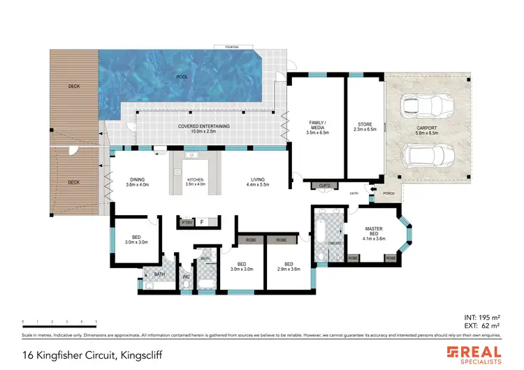 Floorplan of Homely house listing, 16 Kingfisher Circuit, Kingscliff NSW 2487