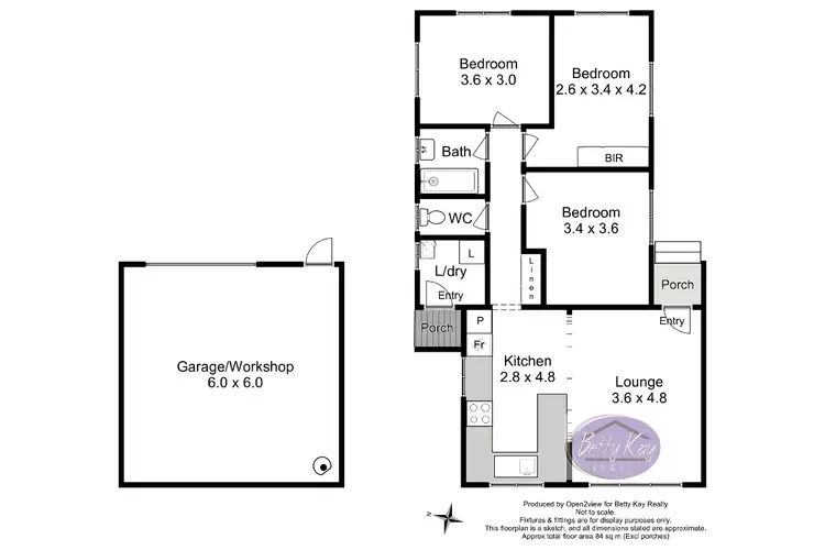 Floorplan of Homely house listing, 4 Bugg Street, Smithton TAS 7330
