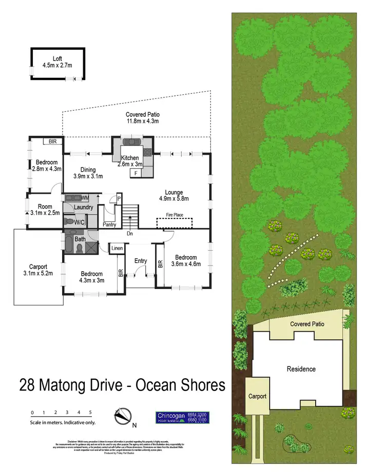 Floorplan of Homely house listing, 28 Matong Drive, Ocean Shores NSW 2483