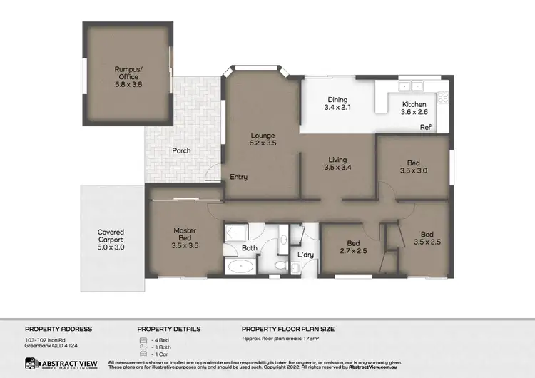 Floorplan of Homely house listing, 103-107 Ison Road, Greenbank QLD 4124