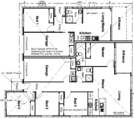 Floorplan of Homely house listing, 1/19 Prosperity Close, Bellbird Park QLD 4300