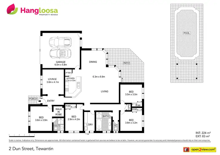 Floorplan of Homely house listing, 2 Dun Street, Tewantin QLD 4565