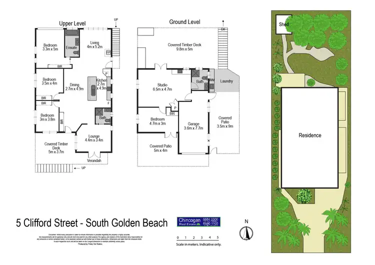 Floorplan of Homely house listing, 5 Clifford Street, South Golden Beach NSW 2483