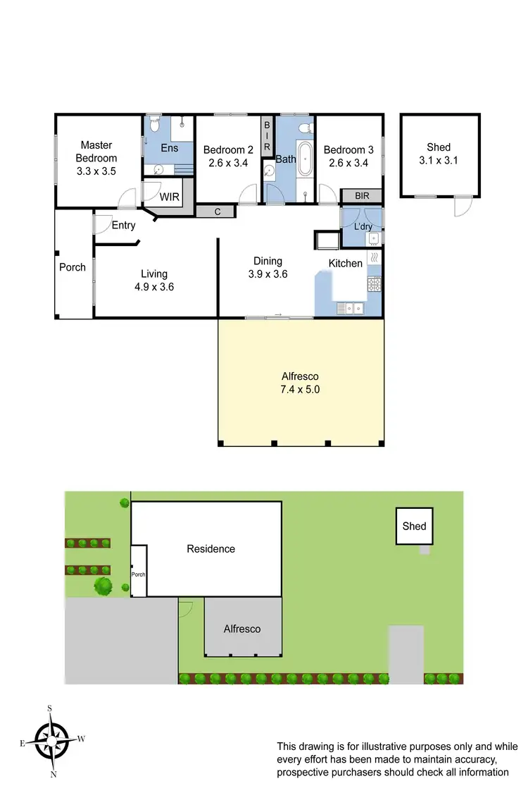 Floorplan of Homely house listing, 17 Banyalla Drive, Cranbourne West VIC 3977