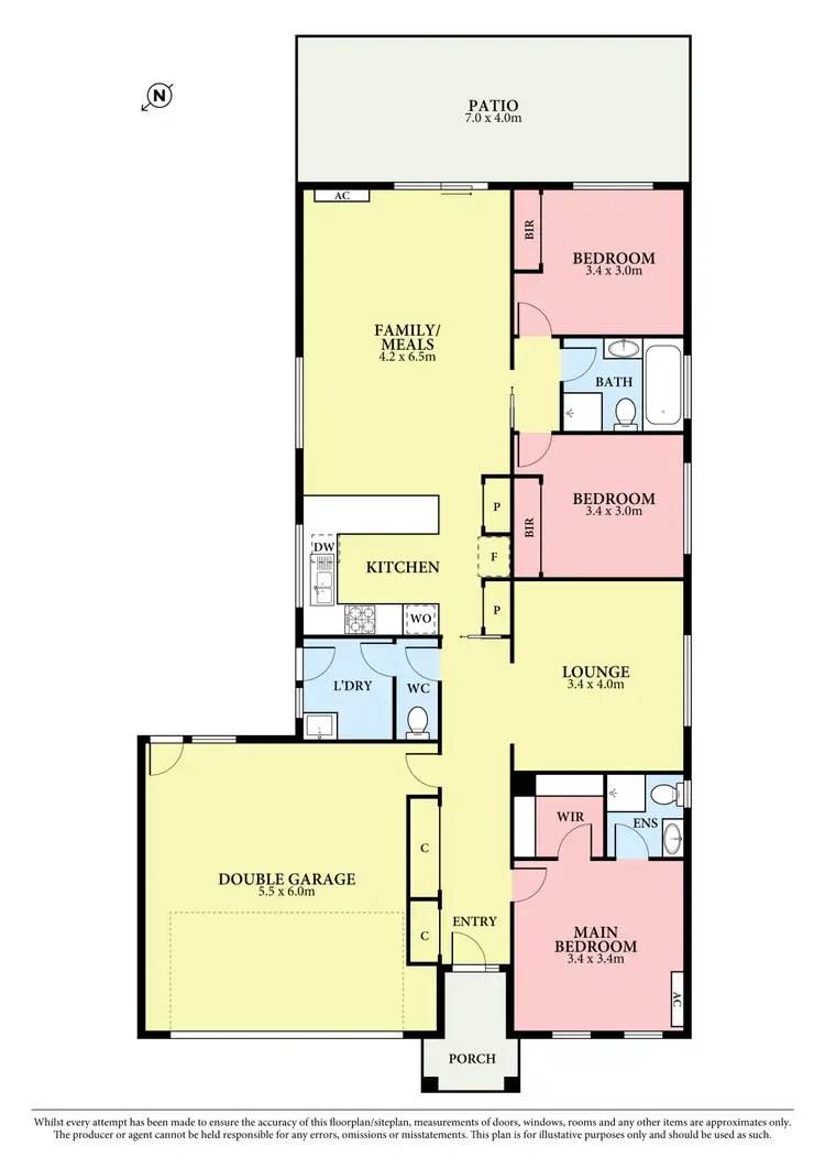 Floorplan of Homely house listing, 6 Lovely Way, South Morang VIC 3752