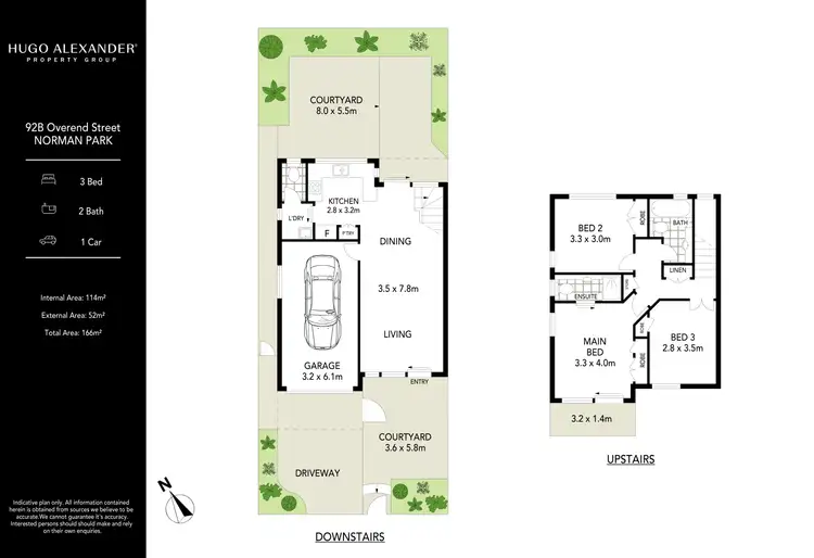 Floorplan of Homely townhouse listing, 92B Overend Street, Norman Park QLD 4170