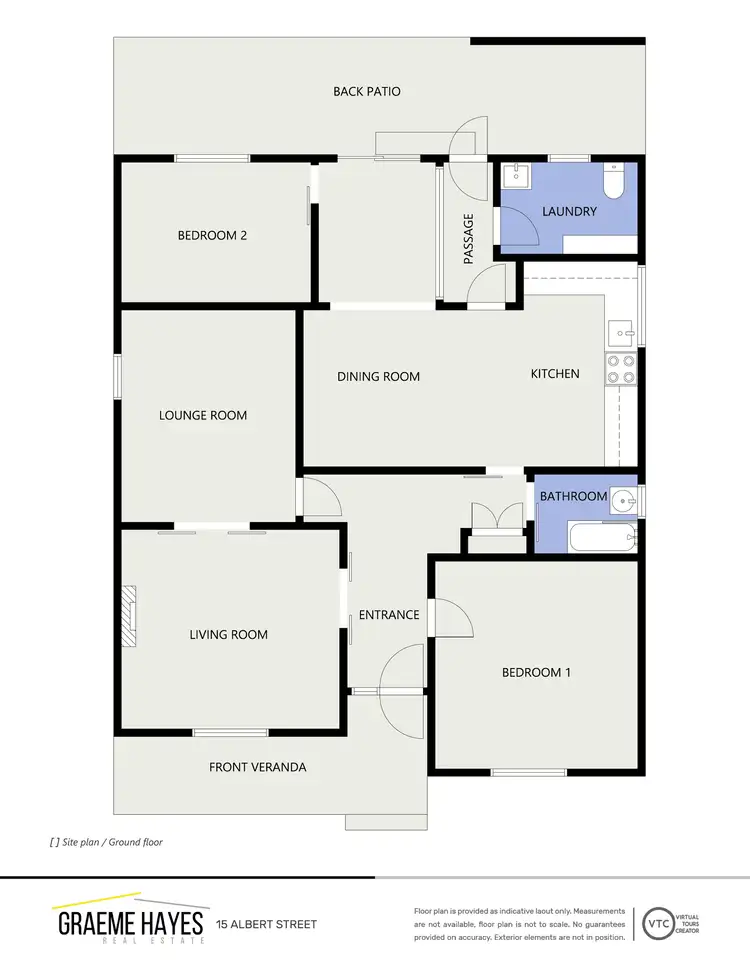 Floorplan of Homely house listing, 15 Albert Street, Pyramid Hill VIC 3575
