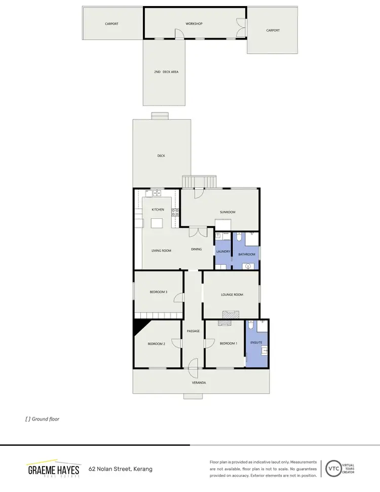 Floorplan of Homely house listing, 62 Nolan Street, Kerang VIC 3579