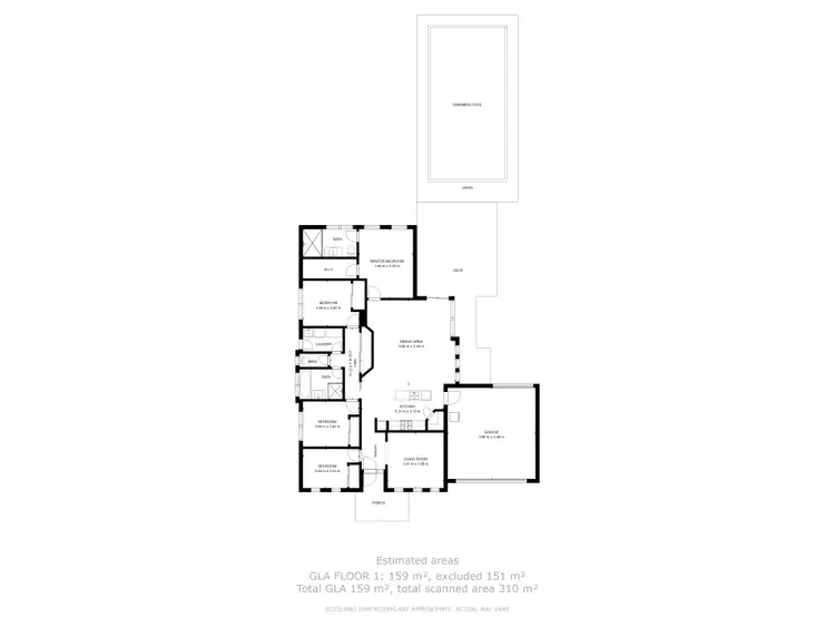 Floorplan of Homely house listing, 11 BANDICOOT LANE, Bandiana VIC 3691