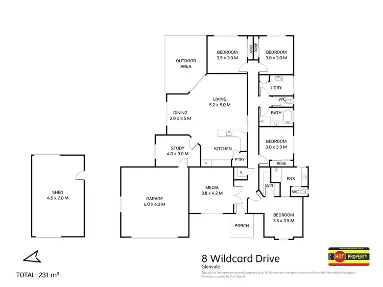 Floorplan of Homely house listing, 8 Wildcard Drive, Glenvale QLD 4350