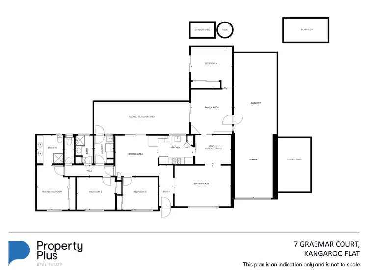 Floorplan of Homely house listing, 7 Graemar Court, Kangaroo Flat VIC 3555