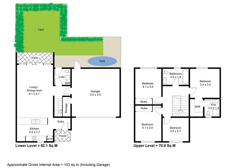 Floorplan of Homely townhouse listing, 8 Gerygone Street, Thornton NSW 2322