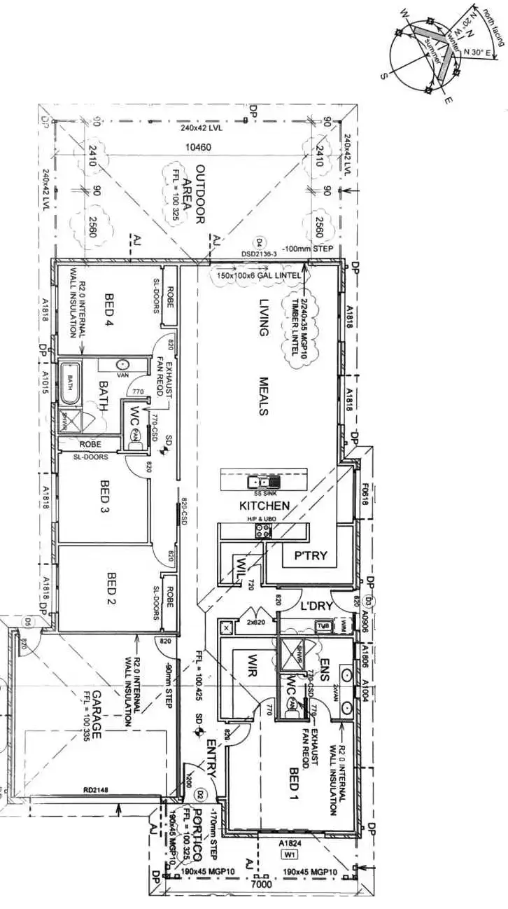 Floorplan of Homely house listing, 10 Boomerang Place, Heathcote VIC 3523