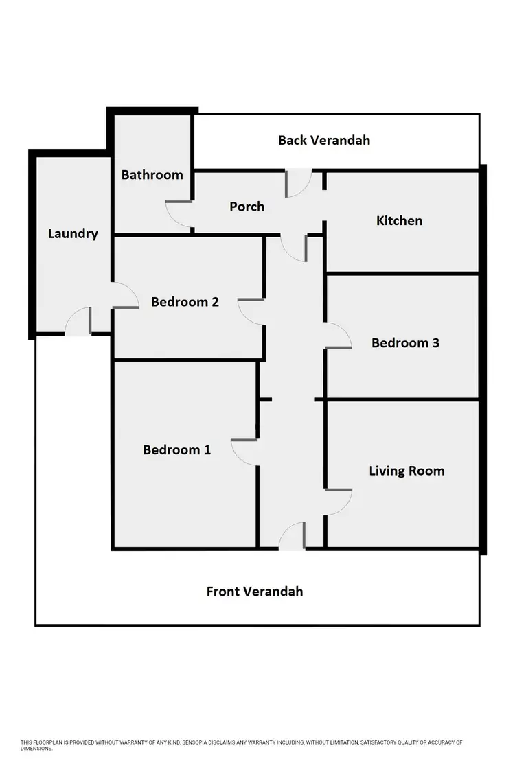 Floorplan of Homely house listing, 58 Lyle Street, Warracknabeal VIC 3393
