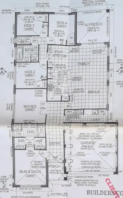 Floorplan of Homely house listing, 7 Garnet Way, Wellard WA 6170