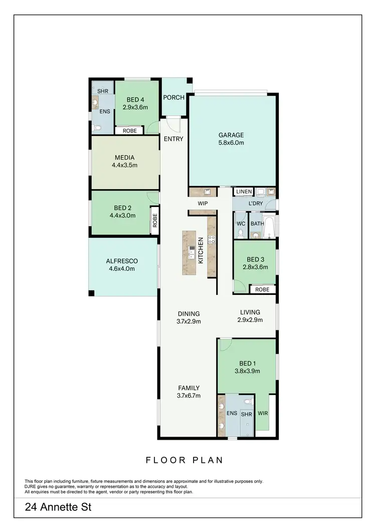 Floorplan of Homely house listing, 24 Annette Street, Logan Reserve QLD 4133
