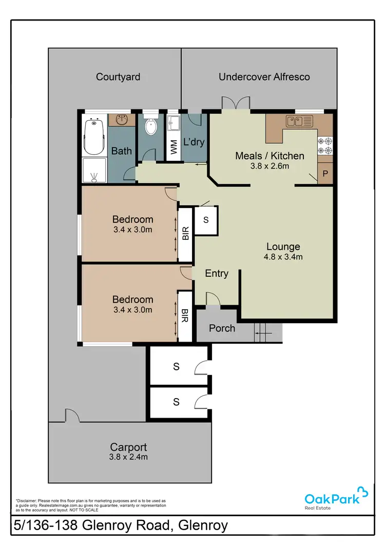 Floorplan of Homely unit listing, 5/136 -138 Glenroy Road, Glenroy VIC 3046