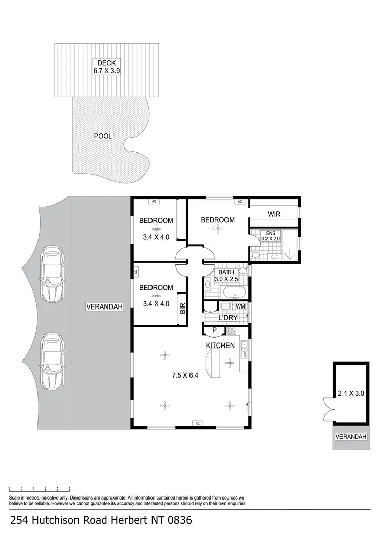 Floorplan of Homely house listing, 254 Hutchison Road, Herbert NT 836
