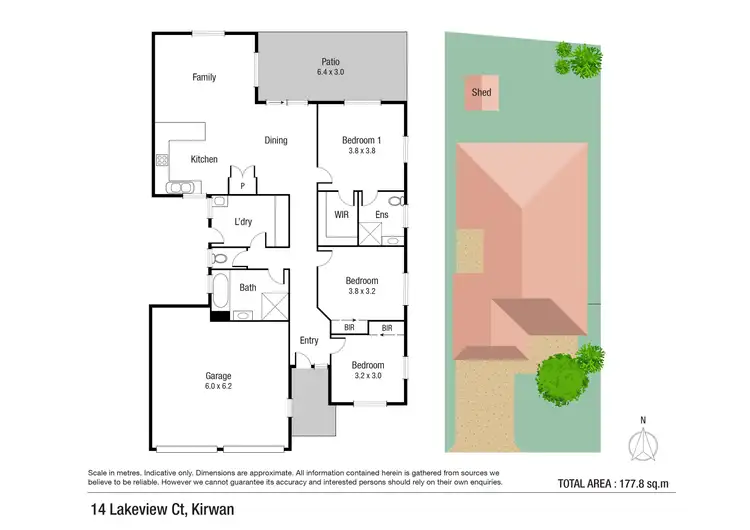 Floorplan of Homely house listing, 14 Lakeview Court, Kirwan QLD 4817