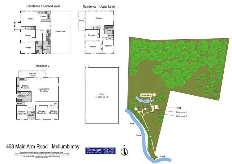 Floorplan of Homely rural property listing, 468 Main Arm Road, Mullumbimby NSW 2482