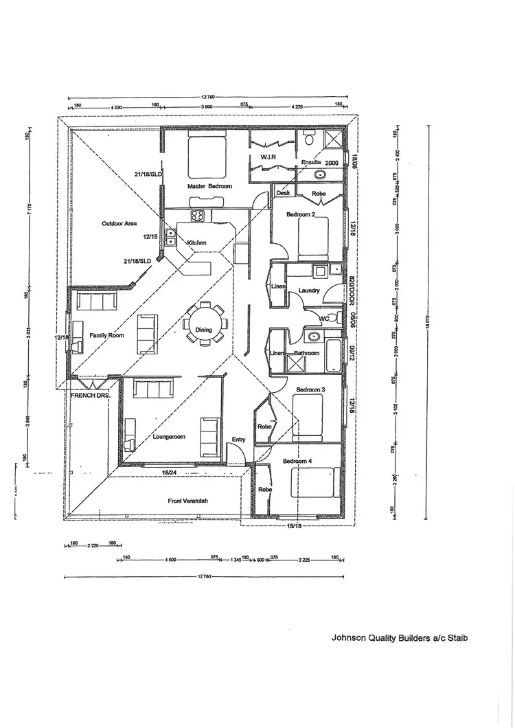 Floorplan of Homely rural property listing, 5 Beech Court, Chinchilla QLD 4413