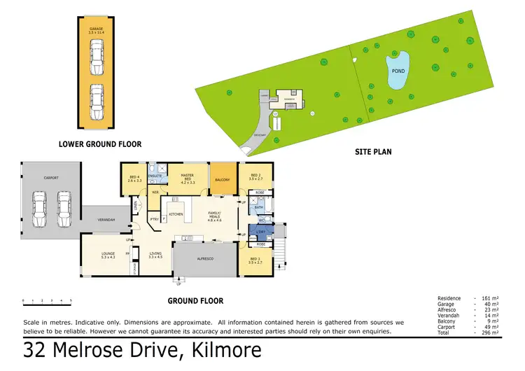 Floorplan of Homely house listing, 32 Melrose Drive, Kilmore VIC 3764