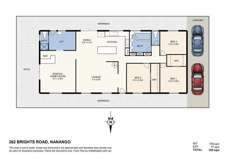 Floorplan of Homely house listing, 262 Brights Road, Nanango QLD 4615
