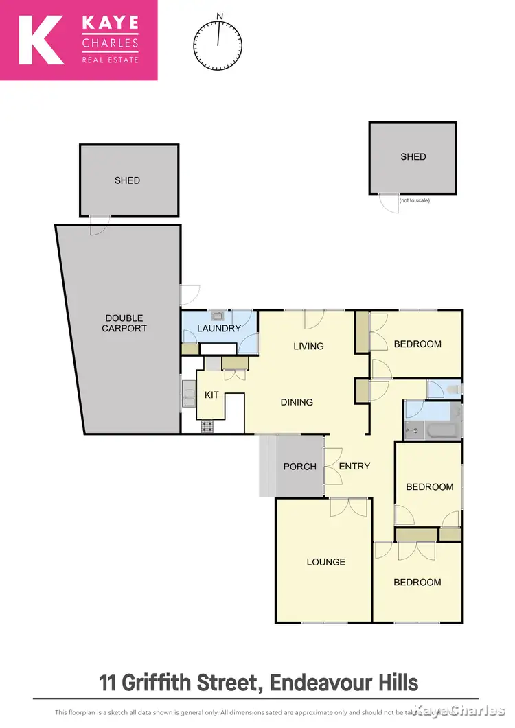 Floorplan of Homely house listing, 11 Griffith Street, Endeavour Hills VIC 3802