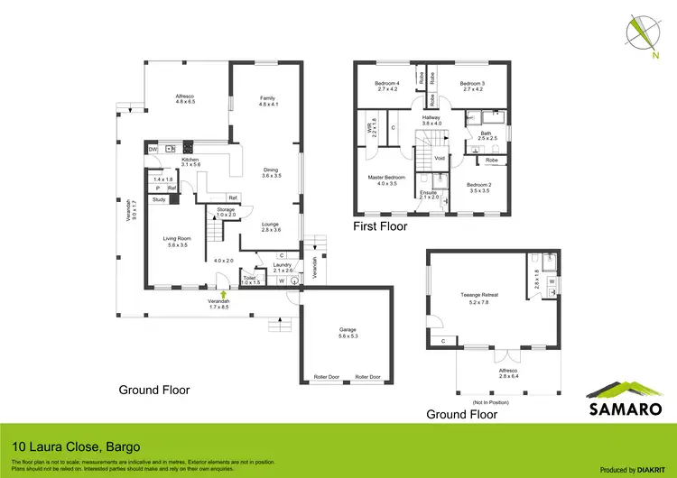 Floorplan of Homely house listing, 10 Laura Close, Bargo NSW 2574