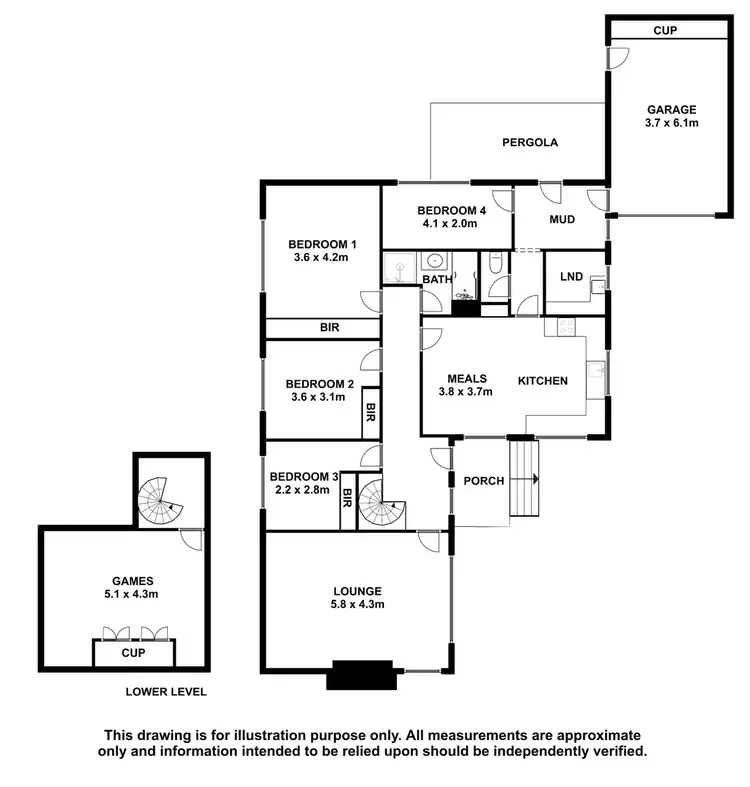 Floorplan of Homely house listing, 17 Renfrey Place, Mount Gambier SA 5290
