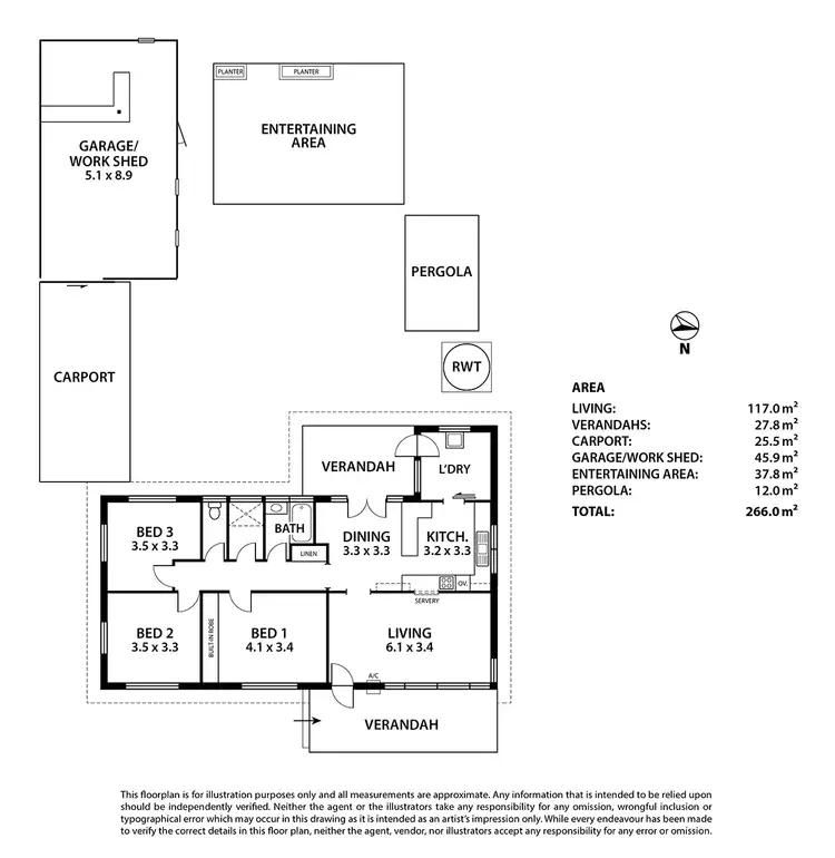 Floorplan of Homely house listing, 23 Leslie Street, Murray Bridge SA 5253
