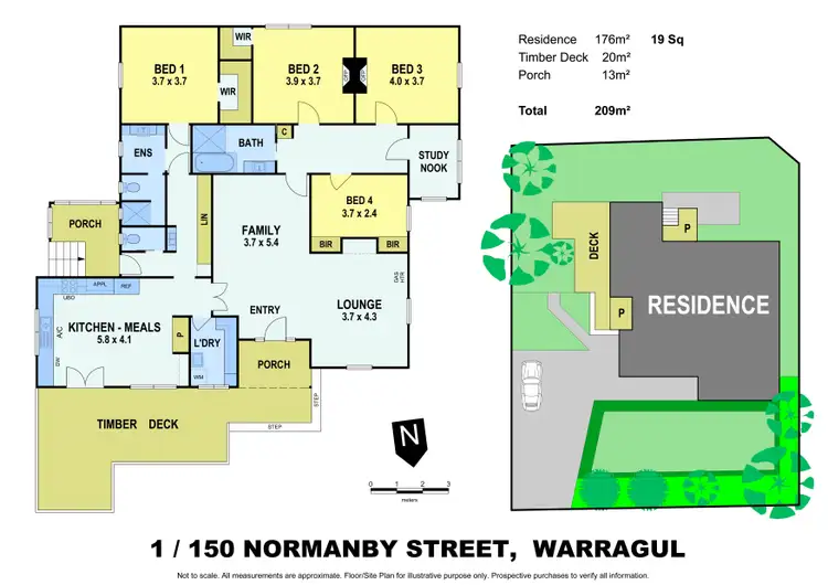 Floorplan of Homely house listing, 1/150 Normanby Street, Warragul VIC 3820