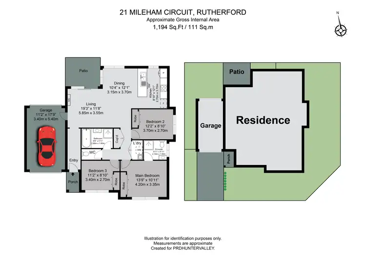 Floorplan of Homely house listing, 21 Mileham Circuit, Rutherford NSW 2320