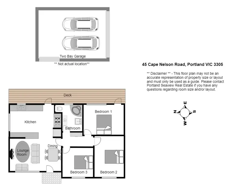 Floorplan of Homely house listing, 45 Cape Nelson Road, Portland VIC 3305