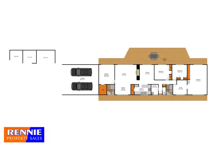 Floorplan of Homely rural property listing, 80 Explorers Road, Yinnar South VIC 3869