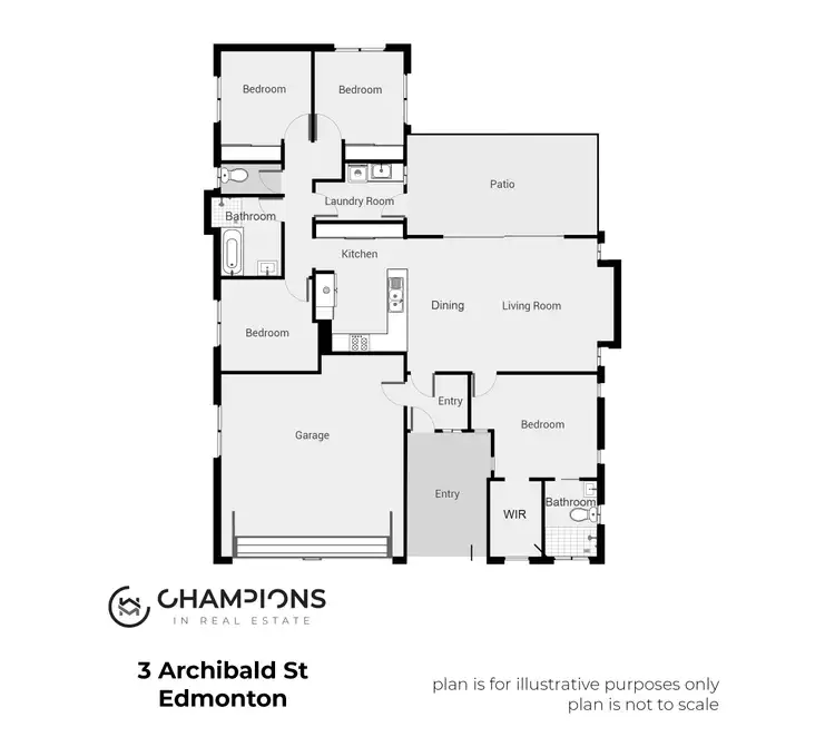 Floorplan of Homely house listing, 3 Archibald Street, Edmonton QLD 4869