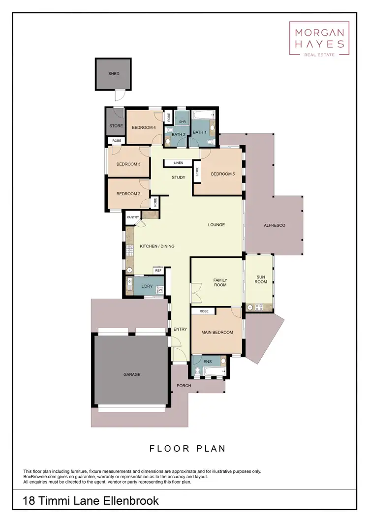 Floorplan of Homely house listing, 18 Timmi Lane, Ellenbrook WA 6069