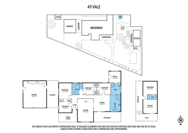 Floorplan of Homely house listing, 49 VALE STREET, Nagambie VIC 3608