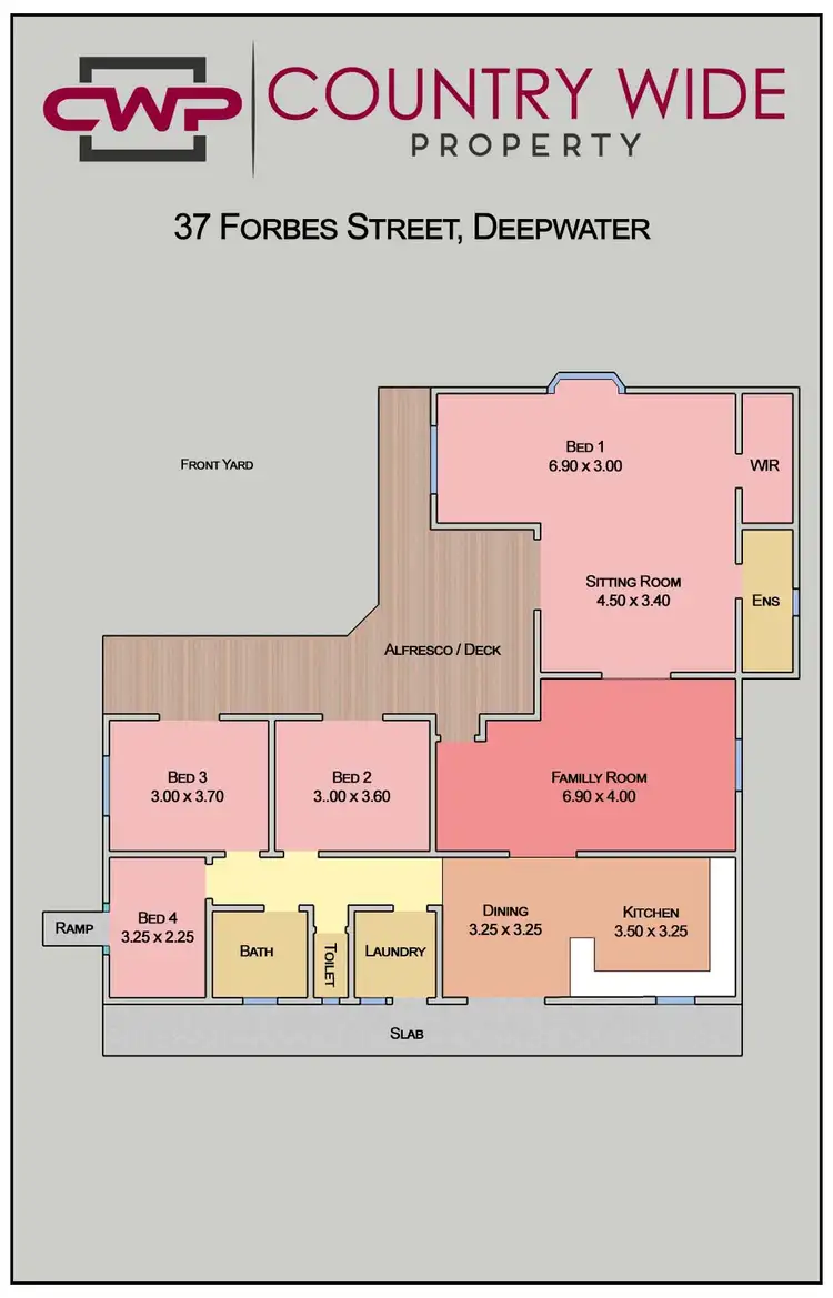 Floorplan of Homely house listing, 37 Forbes Street, Deepwater NSW 2371